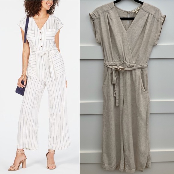 monteau linen jumpsuit